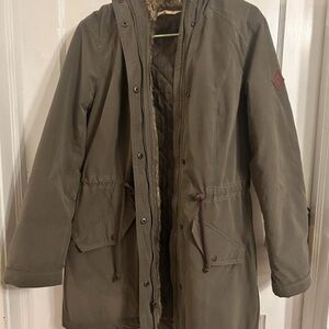 Hollister Olive Utility Jacket